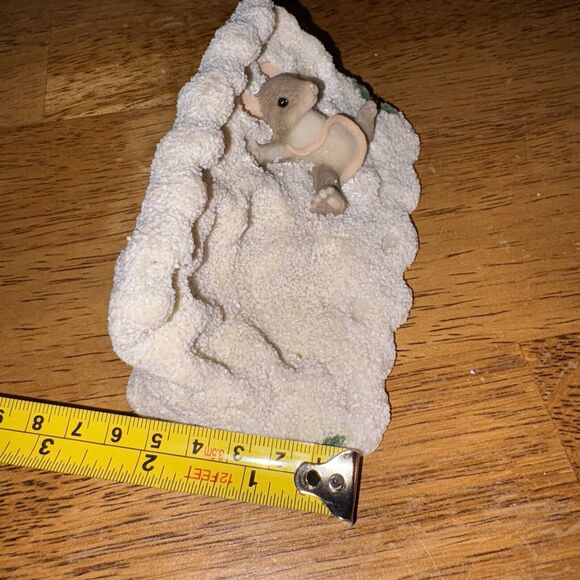 Charming Tails Silvestri Maxine Mouse Making Snow Angels Fitz & Floyd Winter - Picture 9 of 9